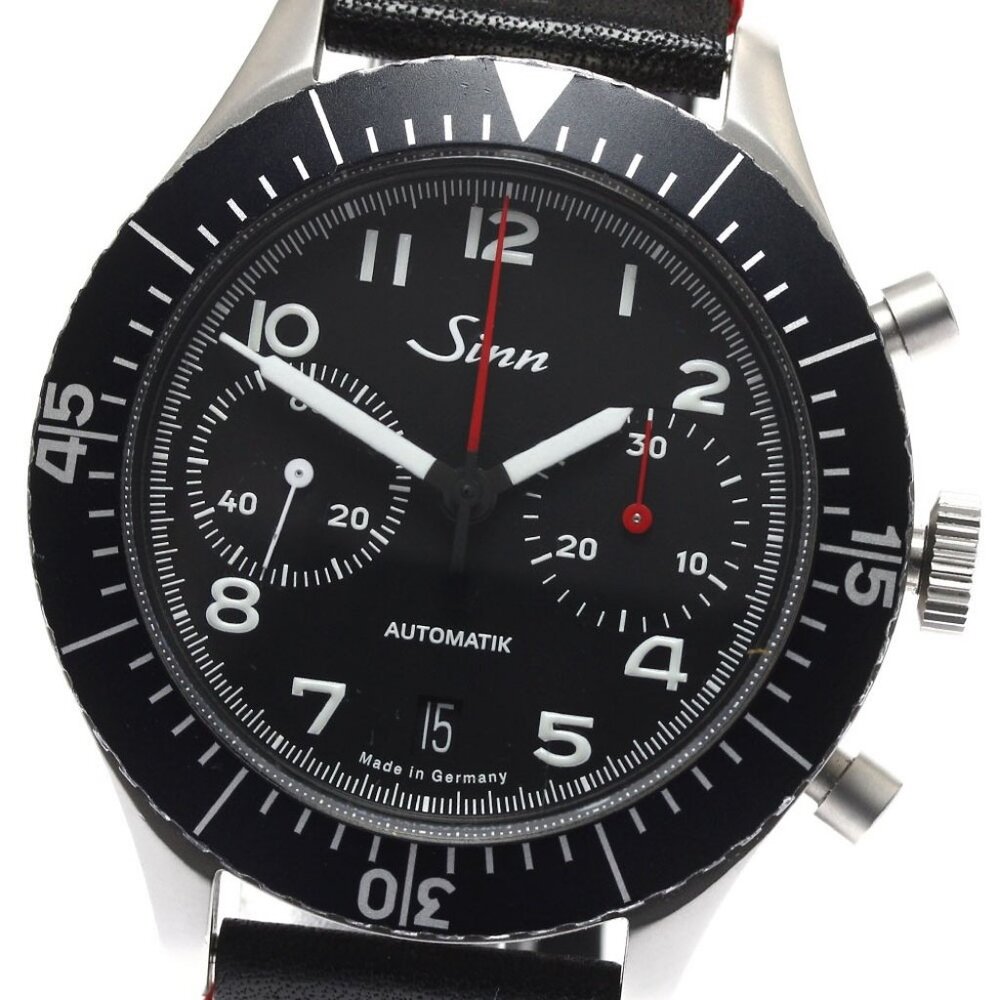 Sinn 158 Limited to 500 chronographs black Dial Automatic Men's Watch_896387